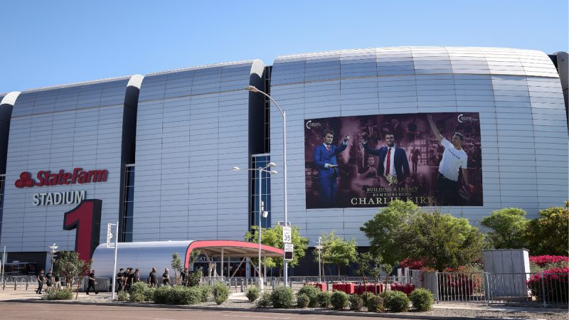 More than 100,000 heavy hearts are set to converge on Arizona’s State Farm Stadium in Glendale, Ariz., today to commemorate the life of Charlie Kirk — the fiery young activist who ignited fierce loyalty, sharp, yet civil debate, and whose shocking assassination has left a movement in mourning.
Those in attendance at Kirk’s service, which begins at 11 a.m. local time in Glendale, will hear from Republican political heavyweights including President Trump and Vice President JD Vance, close allies, and family members who will pay tribute to the 31-year-old founder of Turning Point USA. 
Kirk’s widow, Erika, will speak about his legacy and her new role at the helm of the powerful national organization he built. The service is anticipated to be both a moment of mourning and a declaration of continuity, signaling how his movement intends to carry forward without its founder.
Kirk was assassinated on Sept. 10 during an outdoor event at Utah Valley University. The gathering was the first stop on TPUSA’s planned ‘American Comeback Tour,’ and, at first, nothing seemed out of the ordinary. 
The charismatic Kirk, known for his signature debates on college campuses, sat beneath a white tent emblazoned with the slogan ‘Prove Me Wrong,’ taking open-mic questions from a crowd of thousands. Moments later, a single shot ended his life.
In the wake of his death, many Americans are learning for the first time of the unlikely rise of the young activist who vaulted from obscurity in suburban Illinois to become a defining voice for a generation of conservatives and one of the movement’s most formidable power brokers.
At 18, Kirk dropped out of community college to co-found Turning Point USA. By his mid-20s, he became the youngest speaker at the Republican National Convention in 2016 and a household name in conservative circles. By 31, he commanded a $95 million political empire, galvanized millions of followers online and established a direct line to Trump.
His death leaves behind an energetic movement that indisputably reshaped conservative youth politics.
With backing from Republican donors like Foster Friess, Kirk turned the scrappy campus operation into one of the fastest-growing conservative nonprofits in America. Today, it’s a political juggernaut — its revenue, according to tax filings, soared from just $2 million in 2015 to $85 million in 2024.
Add in revenue from its political action arm, Turning Point Action, and the haul climbs well above $95 million.
After his death, TPUSA has seen a massive surge in inquiries for new college chapters as the organization works to advance Kirk’s vision.
Andrew Kolvet, executive producer of ‘The Charlie Kirk Show,’ said the organization has received more than 54,000 requests to establish new campus chapters in the week since the assassination — a surge that would add to its existing network of 900 nationwide.
He also told Fox News Digital that he has ‘personally received hundreds of offers to work’ for TPUSA. 
Kirk’s widow, recently tapped to head the organization, vowed to carry on her husband’s mission in her first public comments since his death.
‘To everyone listening tonight across America, the movement my husband built will not die,’ Kirk said on Sept. 12. ‘I refuse to let that happen. No one will ever forget my husband’s name. And I will make sure of it. It will become stronger. Bolder. Louder and greater than ever,’ she added.
Kirk said that TPUSA’s annual ‘AmericaFest’ conference in Phoenix this December will continue as scheduled.
This post appeared first on FOX NEWS